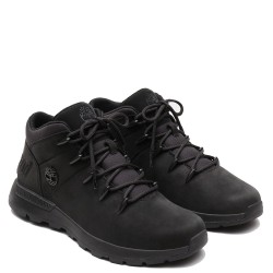 Ανδρικά Μποτάκια Μαύρο Δέρμα Nubuck Sprint Trekker Mid Lace A1YN5-015 Timberland