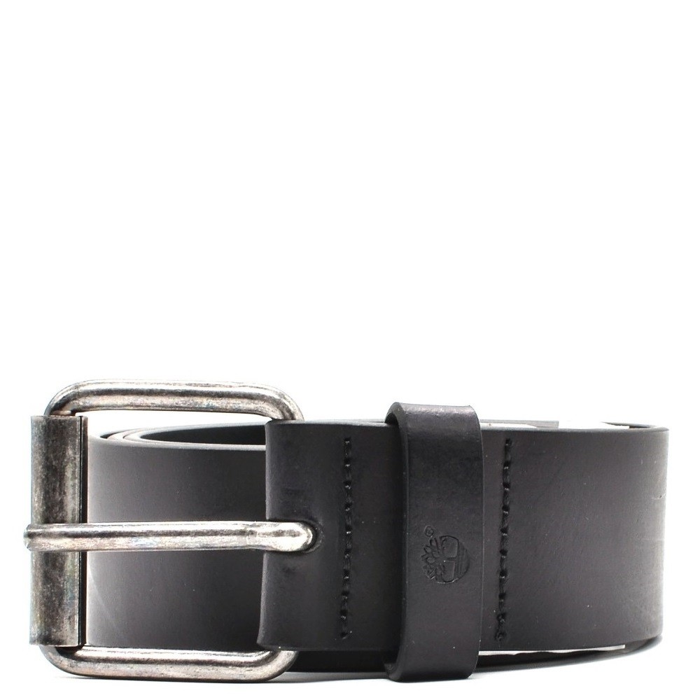 TIMBERLAND</br>Ανδρική Ζώνη Μαύρο Δέρμα 40mm Rolston Recycled Leather Belt A23UE-001 Timberland