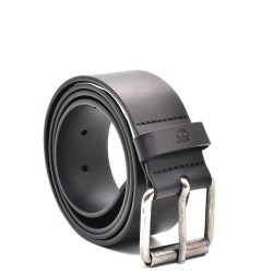 Ανδρική Ζώνη Μαύρο Δέρμα 40mm Rolston Recycled Leather Belt A23UE-001 Timberland