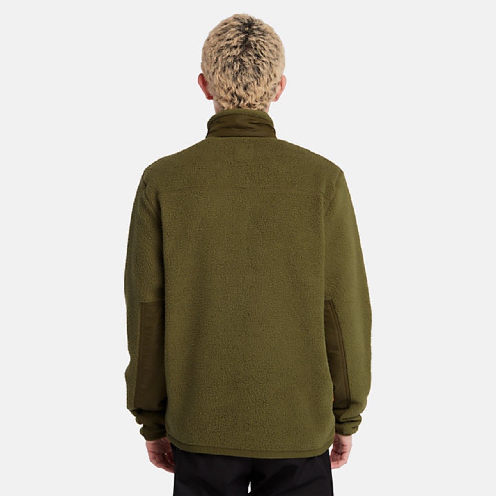 TIMBERLAND</br>Ανδρική Ζακέτα Χακί High-Pile Full-Zip Fleece Jacket A24CY-302 Timberland TIMBERLAND</br>Ανδρική Ζακέτα Χακί High-Pile Full-Zip Fleece Jacket A24CY-302 Timberland