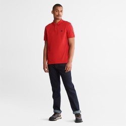 Ανδρικό Polo T-shirt Κόκκινο SS Millers River Pique Polo Regular A26N4-P92 Timberland