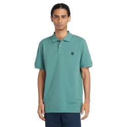 TIMBERLAND</br>Ανδρικό Polo T-shirt Πράσινο SS Millers River Pique Polo Regular A26N4-CL6 Timberland