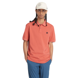 TIMBERLAND</br>Ανδρικό Polo T-shirt Πορτοκαλί SS Millers River Pique Polo Regular A26N4-EI4 Timberland