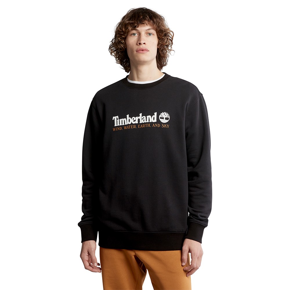 TIMBERLAND</br>Ανδρικό Φούτερ Μαύρο Wind, Water, Earth & Sky™ Sweatshirt A27HC-001 Timberland TIMBERLAND</br>Ανδρικό Φούτερ Μαύρο Wind, Water, Earth & Sky™ Sweatshirt A27HC-001 Timberland
