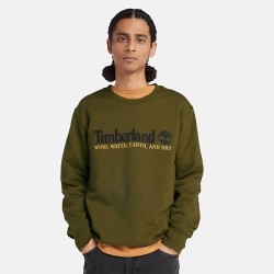 TIMBERLAND</br>Ανδρικό Φούτερ Χακί Wind, Water, Earth & Sky™ Sweatshirt A27HC-302 Timberland