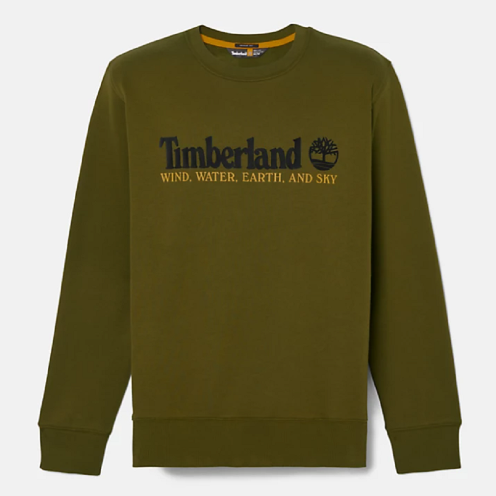 TIMBERLAND</br>Ανδρικό Φούτερ Χακί Wind, Water, Earth & Sky™ Sweatshirt A27HC-302 Timberland TIMBERLAND</br>Ανδρικό Φούτερ Χακί Wind, Water, Earth & Sky™ Sweatshirt A27HC-302 Timberland
