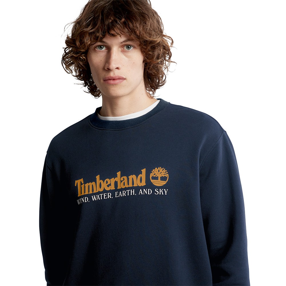 TIMBERLAND</br>Ανδρικό Φούτερ Μπλε Wind, Water, Earth & Sky™ Sweatshirt A27HC-433 Timberland TIMBERLAND</br>Ανδρικό Φούτερ Μπλε Wind, Water, Earth & Sky™ Sweatshirt A27HC-433 Timberland