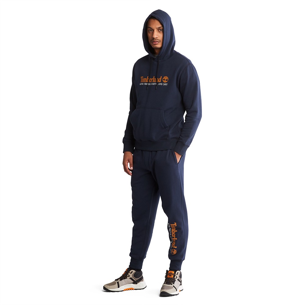 TIMBERLAND</br>Ανδρικό Φούτερ Μπλε Wind, Water, Earth & Sky™ Hoodie A27HN-U10 Timberland TIMBERLAND</br>Ανδρικό Φούτερ Μπλε Wind, Water, Earth & Sky™ Hoodie A27HN-U10 Timberland