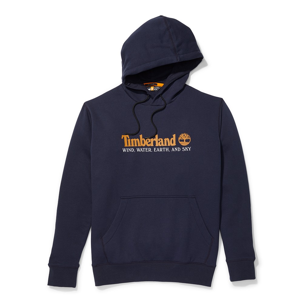 TIMBERLAND</br>Ανδρικό Φούτερ Μπλε Wind, Water, Earth & Sky™ Hoodie A27HN-U10 Timberland TIMBERLAND</br>Ανδρικό Φούτερ Μπλε Wind, Water, Earth & Sky™ Hoodie A27HN-U10 Timberland