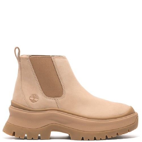 Timberland Lane Mid Chelsea Boot A28XM-EN7 Γυναικεία Μποτάκια Μπεζ Δέρμα Nubuck
