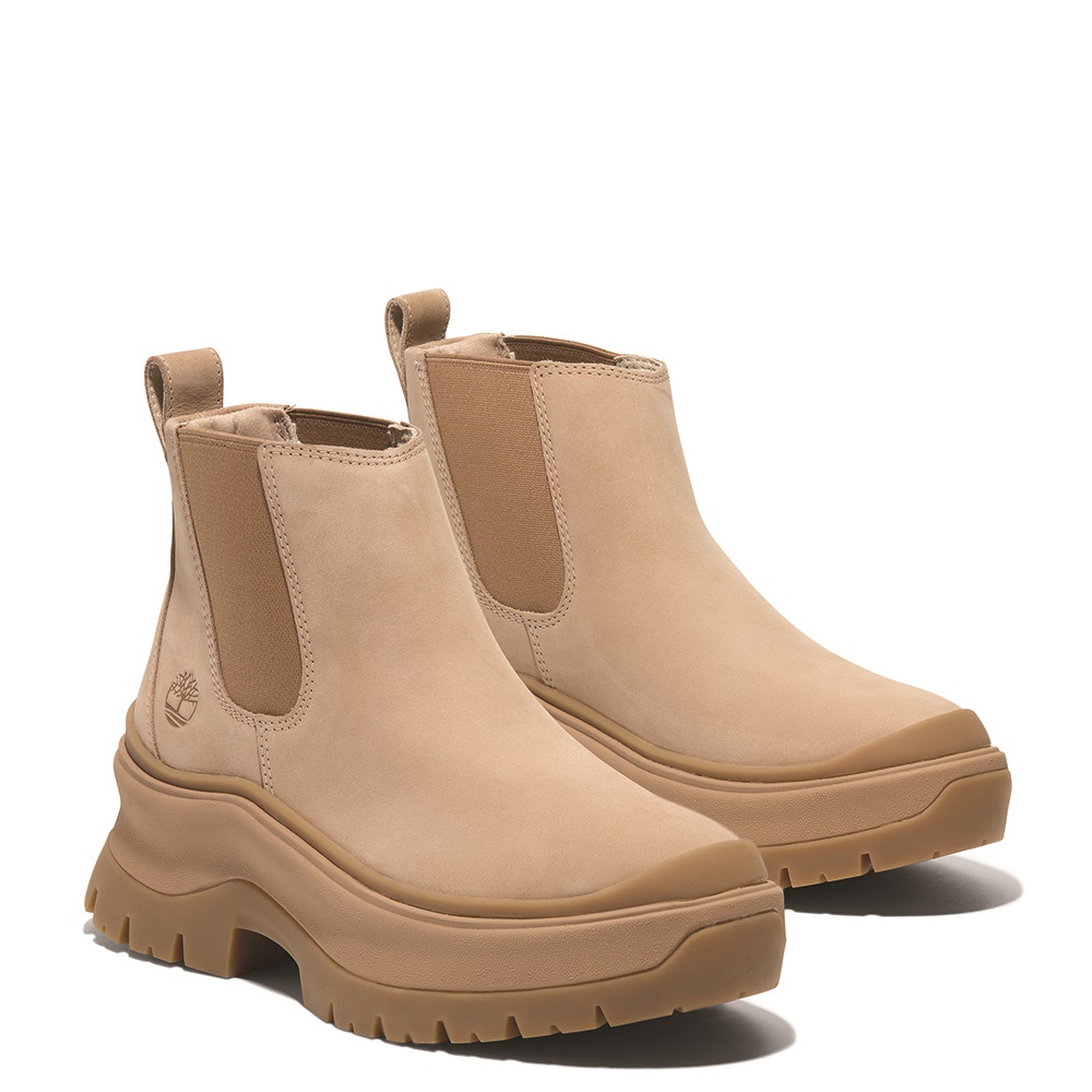 TIMBERLAND</br>Timberland Lane Mid Chelsea Boot A28XM-EN7 Γυναικεία Μποτάκια Μπεζ Δέρμα Nubuck TIMBERLAND</br>Timberland Lane Mid Chelsea Boot A28XM-EN7 Γυναικεία Μποτάκια Μπεζ Δέρμα Nubuck