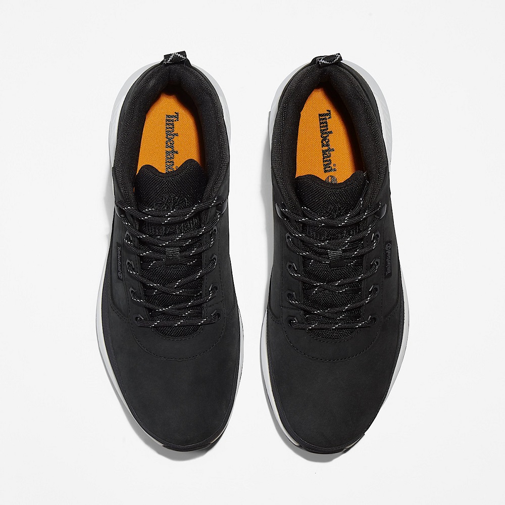 TIMBERLAND</br>Timberland Field Trekker Low Lace A2A58-015 Ανδρικά Μποτάκια Μαύρο Δέρμα Nubuck