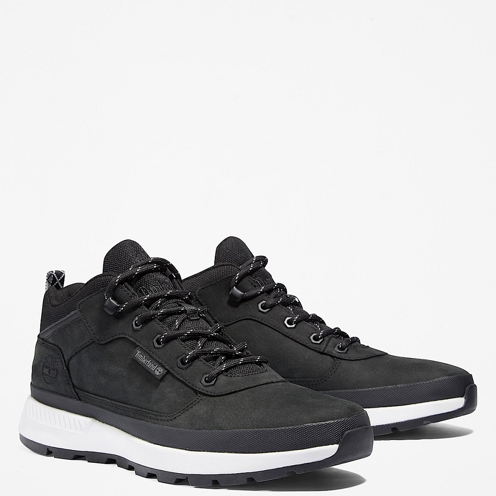 TIMBERLAND</br>Timberland Field Trekker Low Lace A2A58-015 Ανδρικά Μποτάκια Μαύρο Δέρμα Nubuck