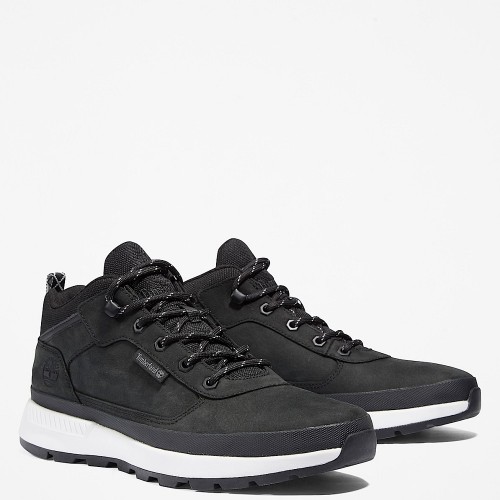 Timberland Field Trekker Low Lace A2A58-015 Ανδρικά Μποτάκια Μαύρο Δέρμα Nubuck