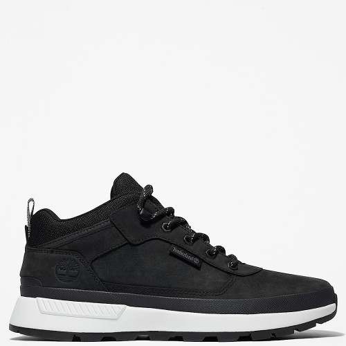 Timberland Field Trekker Low Lace A2A58-015 Ανδρικά Μποτάκια Μαύρο Δέρμα Nubuck
