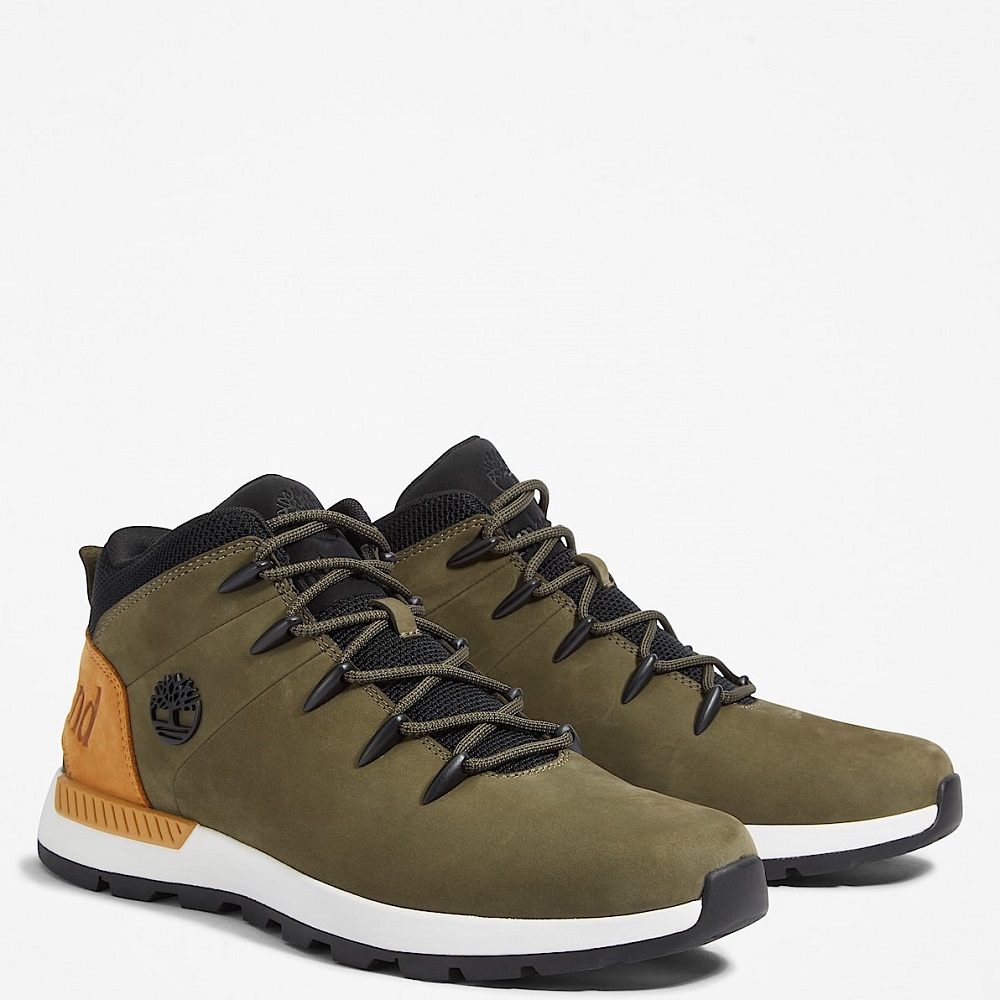 TIMBERLAND</br>Timberland Sprint Trekker Mid Lace A2ABV-A58 Ανδρικά Μποτάκια Χακί Δέρμα Nubuck TIMBERLAND</br>Timberland Sprint Trekker Mid Lace A2ABV-A58 Ανδρικά Μποτάκια Χακί Δέρμα Nubuck