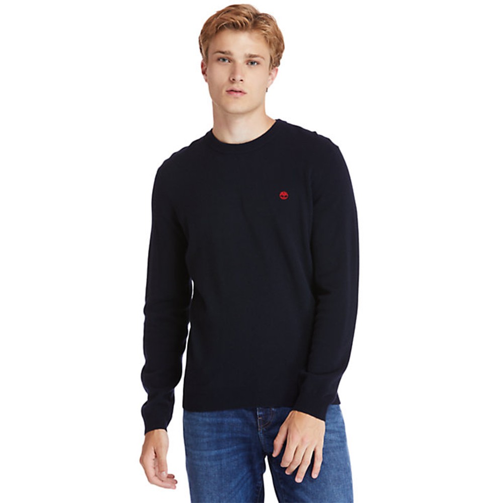 TIMBERLAND</br>Ανδρικό Πουλόβερ Μπλε LS Cohas Brook Merino Crewneck Sweater A2BFH-433 Timberland TIMBERLAND</br>Ανδρικό Πουλόβερ Μπλε LS Cohas Brook Merino Crewneck Sweater A2BFH-433 Timberland