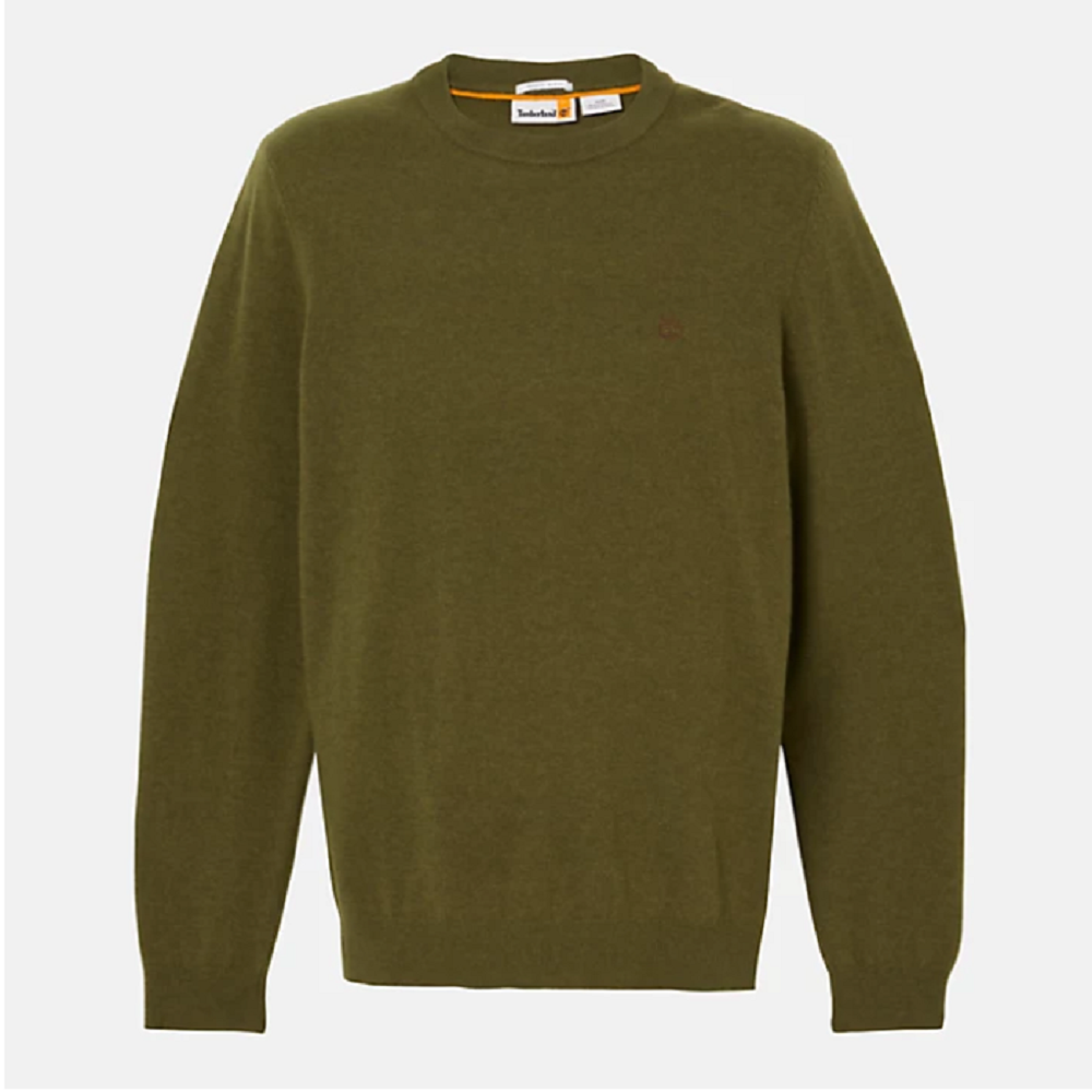 TIMBERLAND</br>Ανδρικό Πουλόβερ Χακί LS Cohas Brook Merino Crewneck Sweater A2BFH-302 Timberland TIMBERLAND</br>Ανδρικό Πουλόβερ Χακί LS Cohas Brook Merino Crewneck Sweater A2BFH-302 Timberland