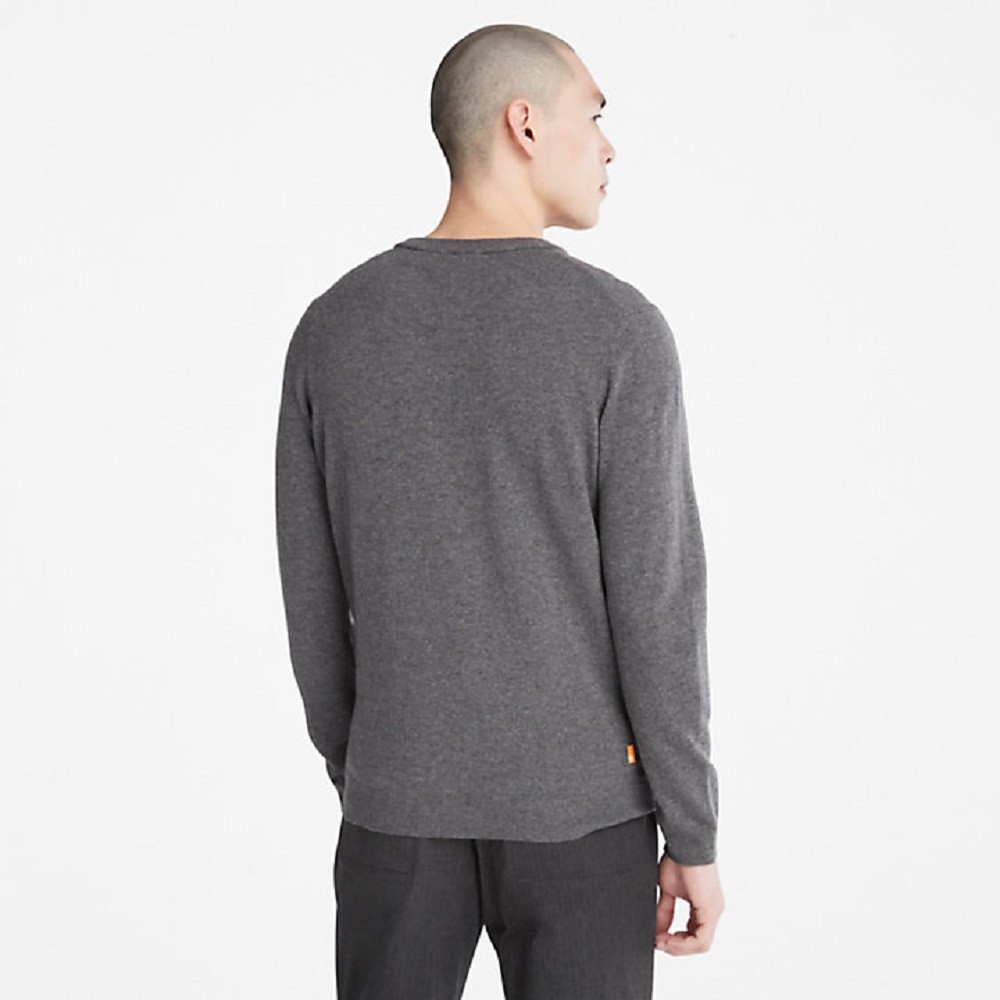TIMBERLAND</br>Ανδρικό Πουλόβερ Γκρι LS Cohas Brook Merino Crewneck Sweater A2BFH-U14 Timberland TIMBERLAND</br>Ανδρικό Πουλόβερ Γκρι LS Cohas Brook Merino Crewneck Sweater A2BFH-U14 Timberland