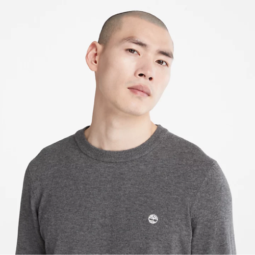 Ανδρικό Πουλόβερ Γκρι LS Cohas Brook Merino Crewneck Sweater A2BFH-U14 Timberland