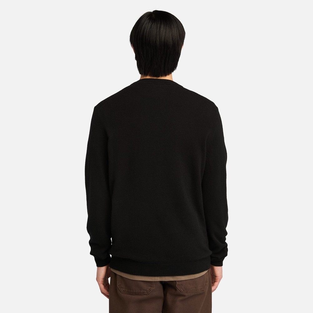 TIMBERLAND</br>Ανδρικό Πουλόβερ Μαύρο LS Cohas Brook Merino Crewneck Sweater A2BFH-X65 Timberland TIMBERLAND</br>Ανδρικό Πουλόβερ Μαύρο LS Cohas Brook Merino Crewneck Sweater A2BFH-X65 Timberland