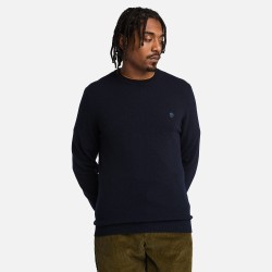 TIMBERLAND</br>Ανδρικό Πουλόβερ Μπλε LS Cohas Brook Merino Crewneck Sweater A2BFH-Z02 Timberland