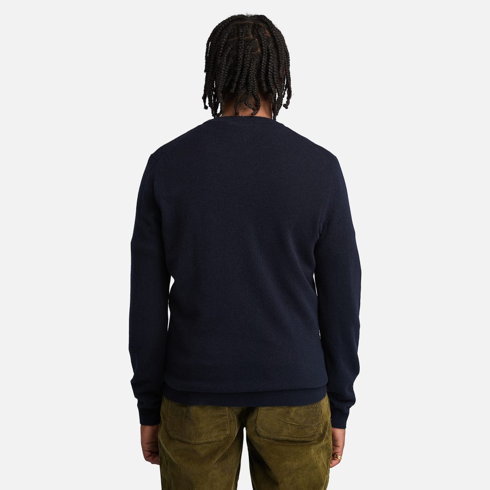 TIMBERLAND</br>Ανδρικό Πουλόβερ Μπλε LS Cohas Brook Merino Crewneck Sweater A2BFH-Z02 Timberland TIMBERLAND</br>Ανδρικό Πουλόβερ Μπλε LS Cohas Brook Merino Crewneck Sweater A2BFH-Z02 Timberland