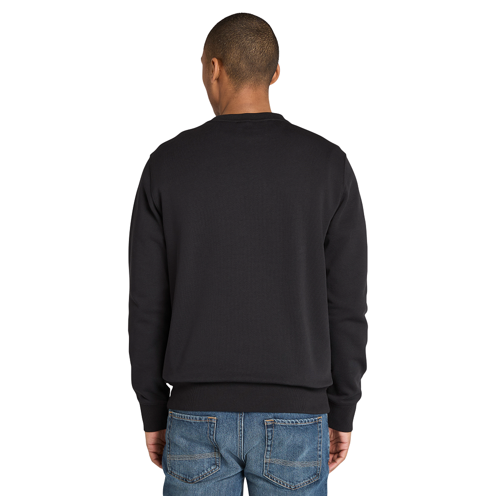 TIMBERLAND</br>Timberland Kennebec River Tree Logo Sweatshirt A2BJ8-P56 Ανδρικό Φούτερ Μαύρο