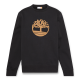 TIMBERLAND</br>Timberland Kennebec River Tree Logo Sweatshirt A2BJ8-P56 Ανδρικό Φούτερ Μαύρο