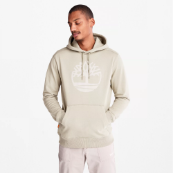 TIMBERLAND</br>Ανδρικό Φούτερ Μπεζ Timberland® Core Tree Logo Hoodie  A2BJH-CY2 Timberland