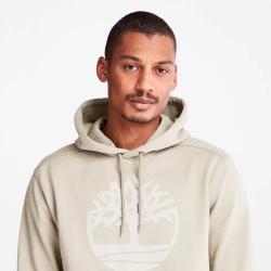 Ανδρικό Φούτερ Μπεζ Timberland® Core Tree Logo Hoodie  A2BJH-CY2
