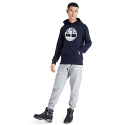 Ανδρικό Φούτερ Μπλε Timberland® Core Tree Logo Hoodie A2BJH-U10 Timberland