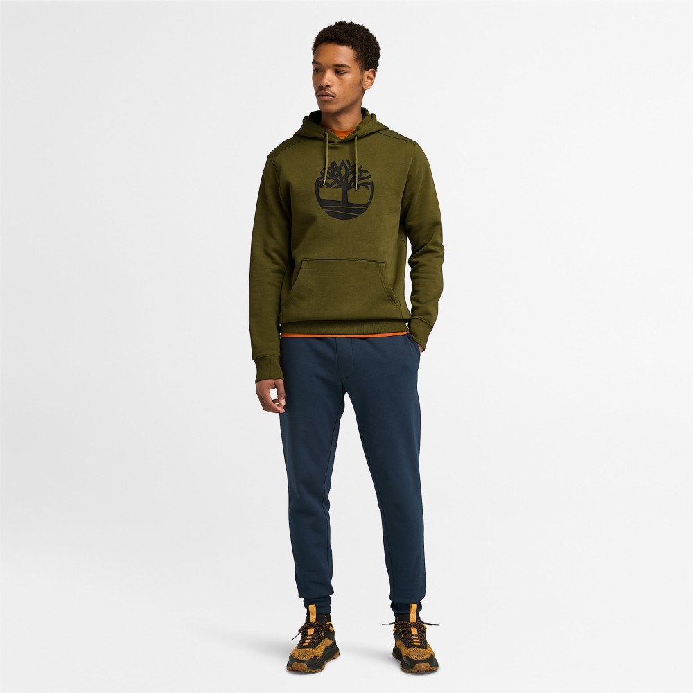 TIMBERLAND</br>Ανδρικό Φούτερ Χακί Timberland® Core Tree Logo Hoodie A2BJH-302 Timberland TIMBERLAND</br>Ανδρικό Φούτερ Χακί Timberland® Core Tree Logo Hoodie A2BJH-302 Timberland