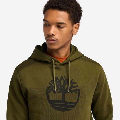 Ανδρικό Φούτερ Χακί Timberland® Core Tree Logo Hoodie A2BJH-302 Timberland