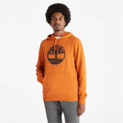 TIMBERLAND</br>Ανδρικό Φούτερ Πορτοκαλί Timberland® Core Tree Logo Hoodie A2BJH-643 Timberland