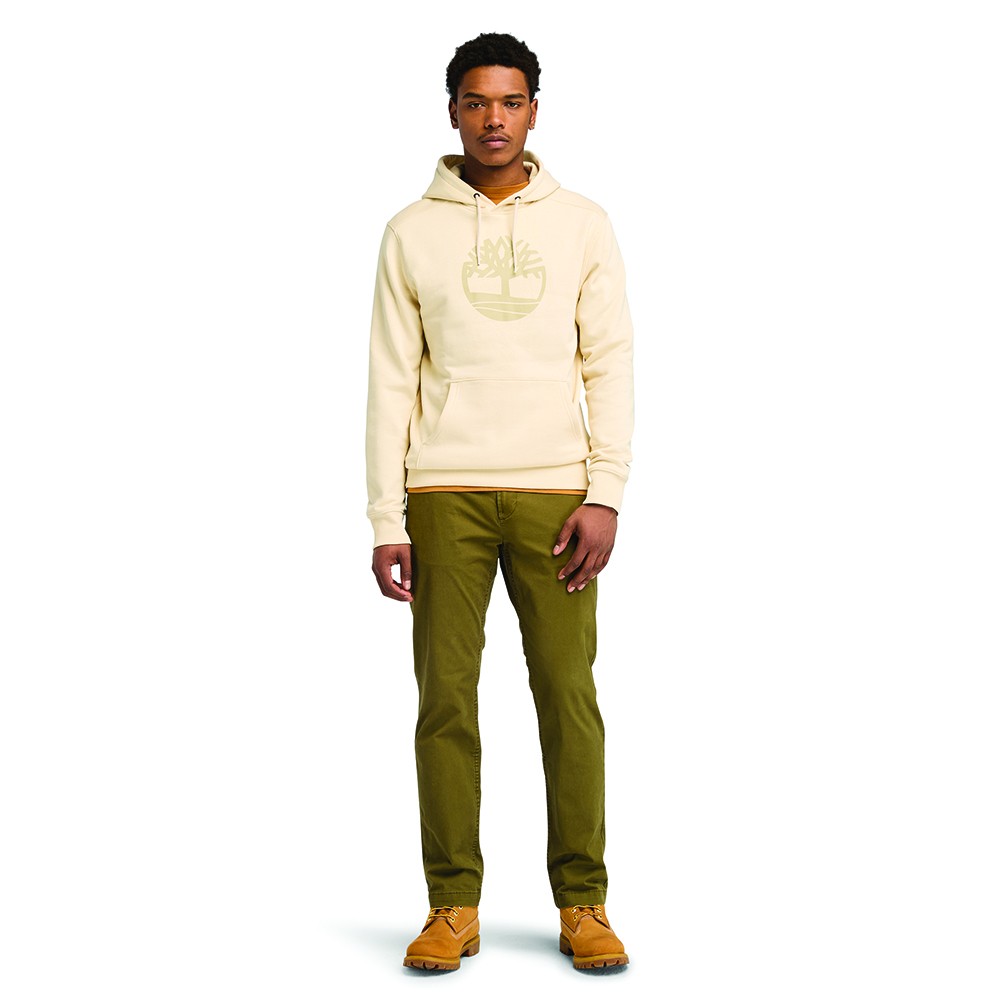 TIMBERLAND</br>Ανδρικό Φούτερ Μπεζ Timberland® Core Tree Logo Hoodie A2BJH-EFL Timberland TIMBERLAND</br>Ανδρικό Φούτερ Μπεζ Timberland® Core Tree Logo Hoodie A2BJH-EFL Timberland
