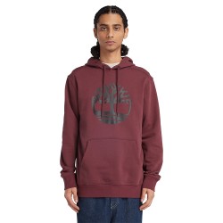 TIMBERLAND</br>Ανδρικό Φούτερ Μπορντώ Timberland® Core Tree Logo Hoodie A2BJH-I30 Timberland