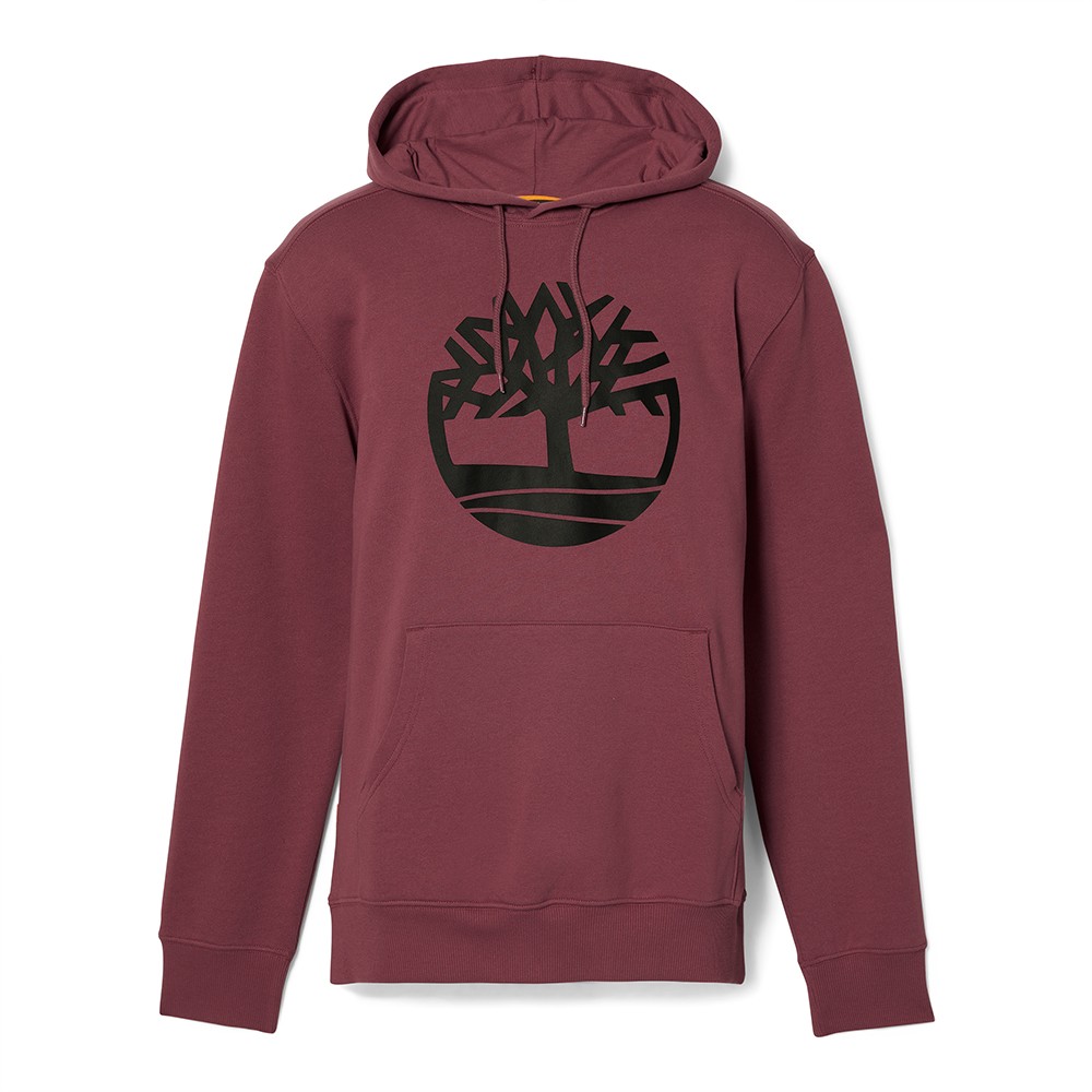 TIMBERLAND</br>Ανδρικό Φούτερ Μπορντώ Timberland® Core Tree Logo Hoodie A2BJH-I30 Timberland TIMBERLAND</br>Ανδρικό Φούτερ Μπορντώ Timberland® Core Tree Logo Hoodie A2BJH-I30 Timberland