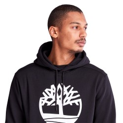 Ανδρικό Φούτερ Μαύρο Timberland® Core Tree Logo Hoodie A2BJH-N92 
