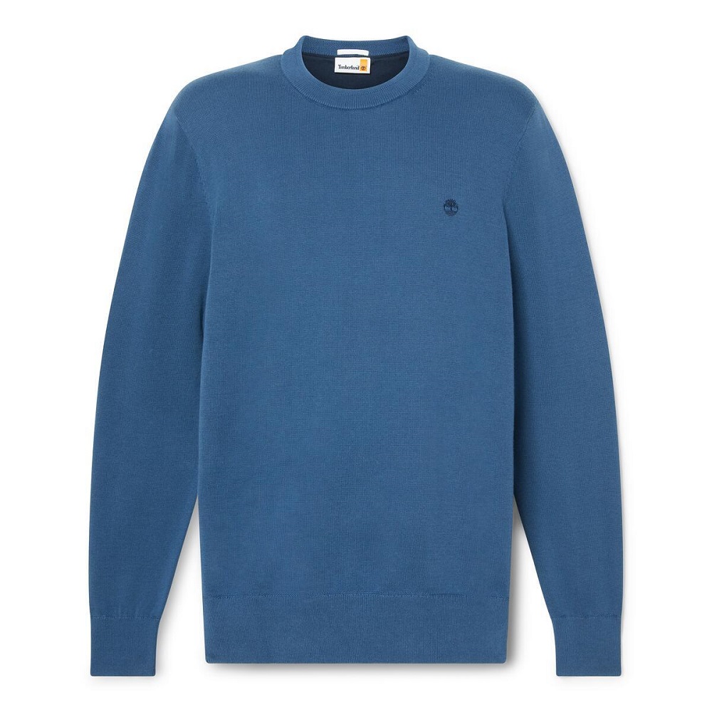 TIMBERLAND</br>Timberland LS Williams River Cotton Crewneck Sweater A2BMM-288 Ανδρικό Πουλόβερ Ραφ TIMBERLAND</br>Timberland LS Williams River Cotton Crewneck Sweater A2BMM-288 Ανδρικό Πουλόβερ Ραφ