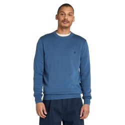 TIMBERLAND</br>Timberland LS Williams River Cotton Crewneck Sweater A2BMM-288 Ανδρικό Πουλόβερ Ραφ