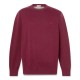 TIMBERLAND</br>Timberland LS Williams River Cotton Crewneck Sweater A2BMM-648 Ανδρικό Πουλόβερ Μπορντώ TIMBERLAND</br>Timberland LS Williams River Cotton Crewneck Sweater A2BMM-648 Ανδρικό Πουλόβερ Μπορντώ