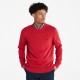 TIMBERLAND</br>Ανδρικό Πουλόβερ Κόκκινο LS Williams River Cotton Crewneck Sweater A2BMM-CA1 Timberland TIMBERLAND</br>Ανδρικό Πουλόβερ Κόκκινο LS Williams River Cotton Crewneck Sweater A2BMM-CA1 Timberland