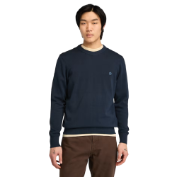 Ανδρικό Πουλόβερ Μπλε LS Williams River Cotton Crewneck Sweater A2BMM-Z02 Timberland