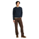 TIMBERLAND</br>Ανδρικό Πουλόβερ Μπλε LS Williams River Cotton Crewneck Sweater A2BMM-Z02 Timberland TIMBERLAND</br>Ανδρικό Πουλόβερ Μπλε LS Williams River Cotton Crewneck Sweater A2BMM-Z02 Timberland