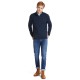 TIMBERLAND</br>Ανδρικό Πουλόβερ Μπλε LS Williams River Cotton 1/4 Zip Sweater A2BMX-433 Timberland