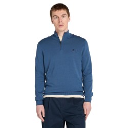 TIMBERLAND</br>Timberland LS Williams River Cotton 1/4 Zip Sweater A2BMX-288 Ανδρικό Πουλόβερ Ραφ