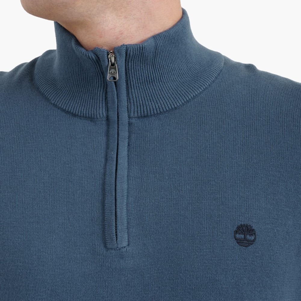 TIMBERLAND</br>Ανδρικό Πουλόβερ Ραφ LS Williams River Cotton 1/4 Zip Sweater A2BMX-288 Timberland