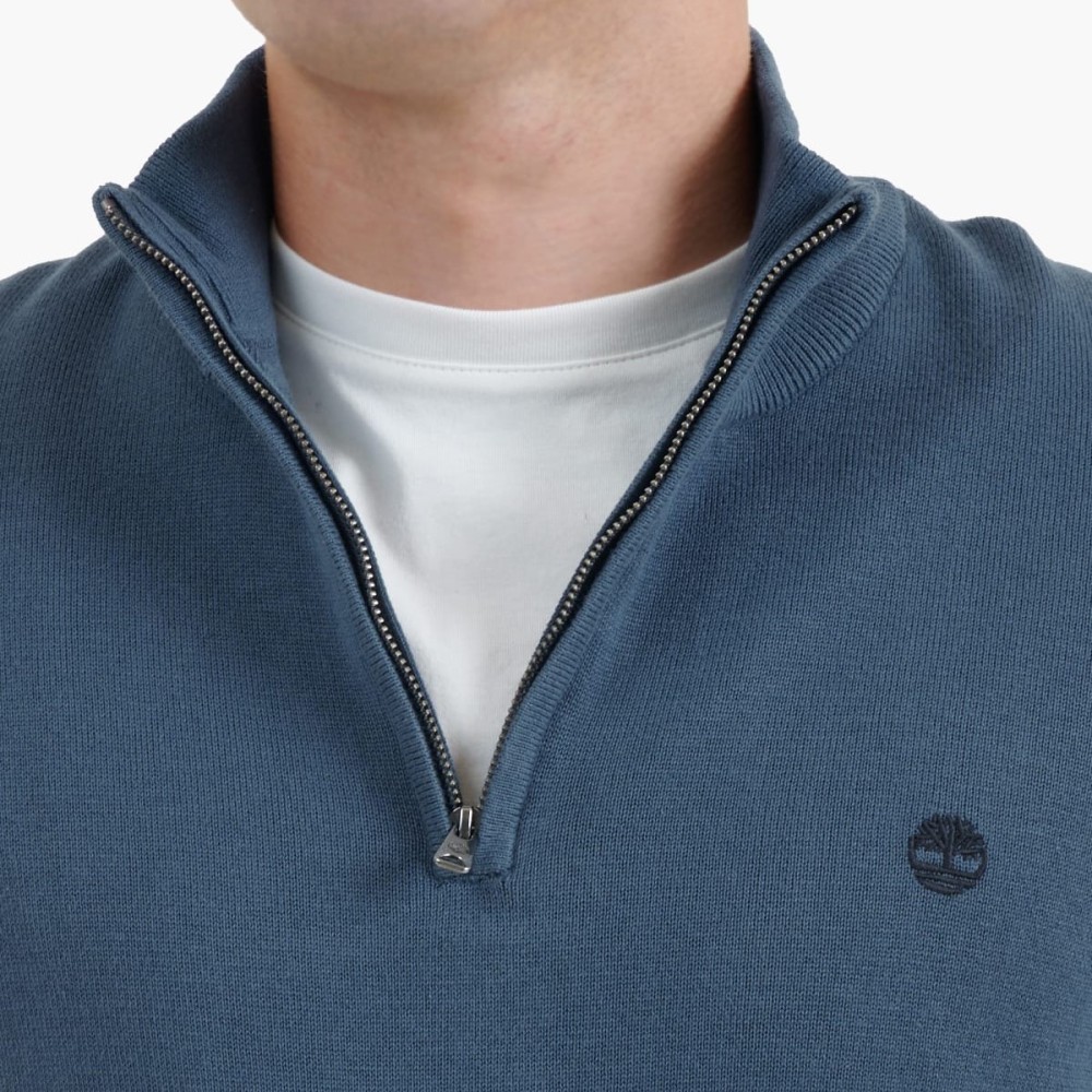 TIMBERLAND</br>Ανδρικό Πουλόβερ Ραφ LS Williams River Cotton 1/4 Zip Sweater A2BMX-288 Timberland