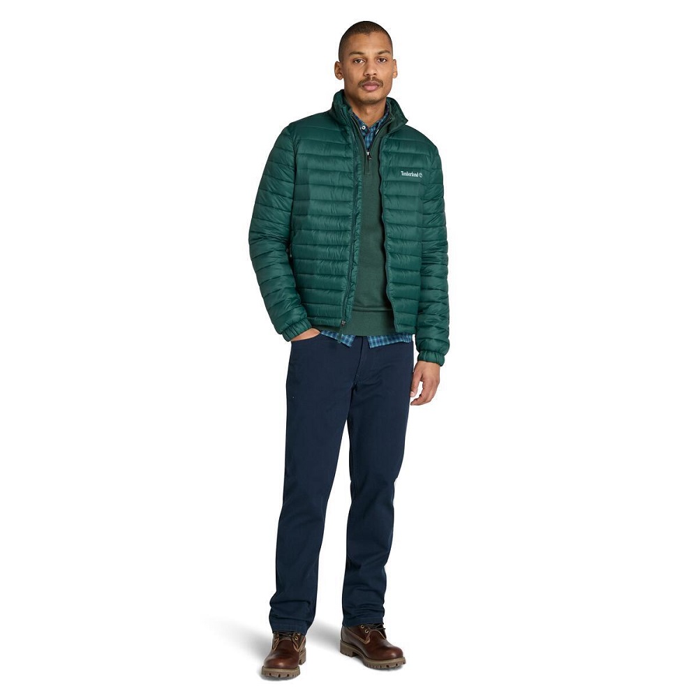 TIMBERLAND</br>Timberland LS Williams River Cotton 1/4 Zip Sweater A2BMX-317 Ανδρικό Πουλόβερ Πράσινο TIMBERLAND</br>Timberland LS Williams River Cotton 1/4 Zip Sweater A2BMX-317 Ανδρικό Πουλόβερ Πράσινο